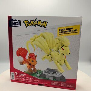 Mega Construx Pokemon Vulpix Ninetales Evolution Set~145 Pieces~
